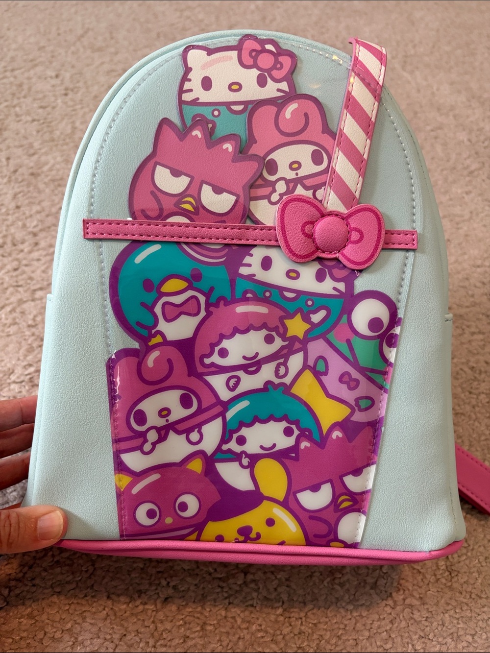 Loungefly Sanrio Hello Kitty & Friends boba tea 🧋 mini backpack from Hot Topic